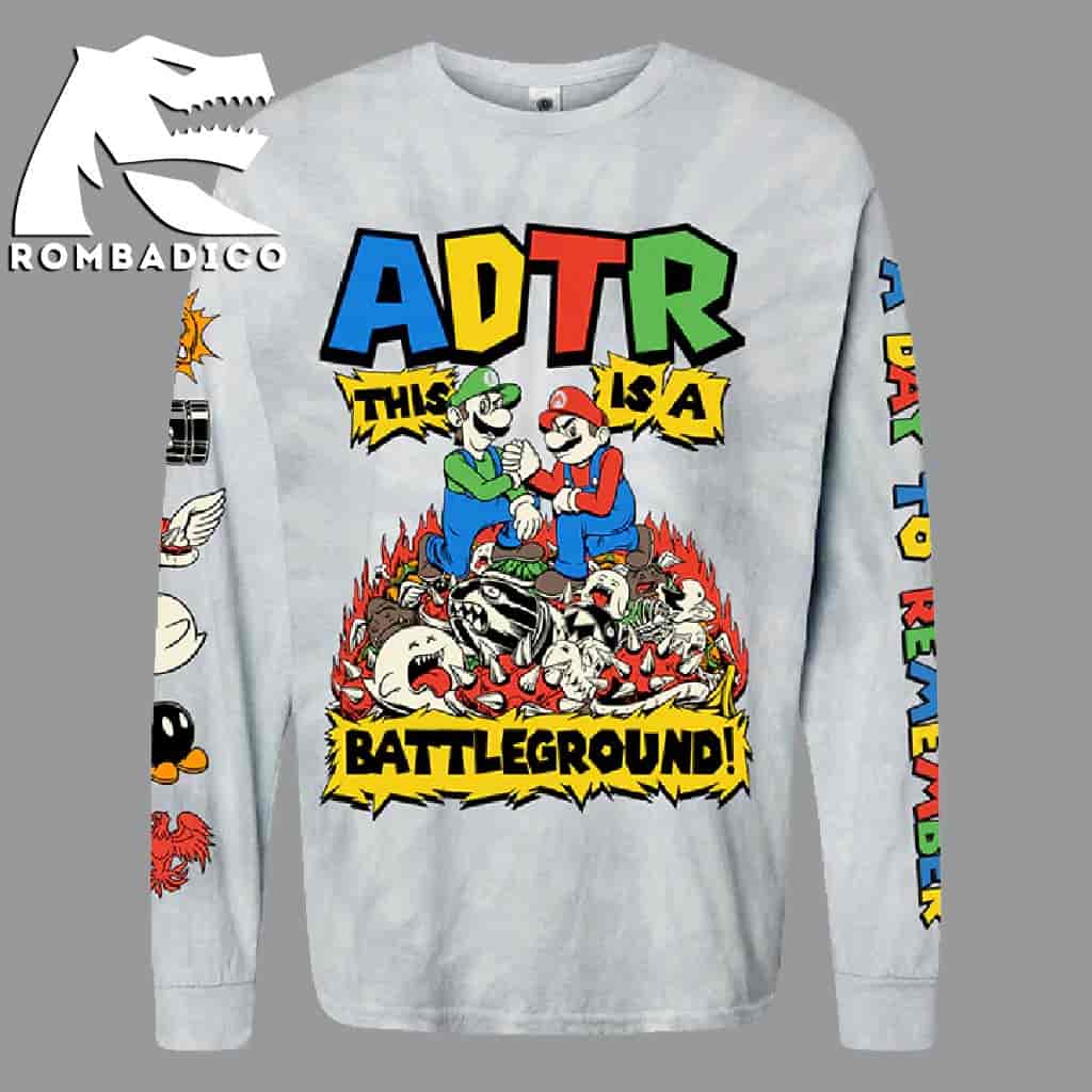 A Day To Remember Winter Collection 2025 Mario This Is A Battleground Long Sleeve Shirt A Day To Remember Winter Collection 2025 Mario This Is A Battleground Long Sleeve Shirt