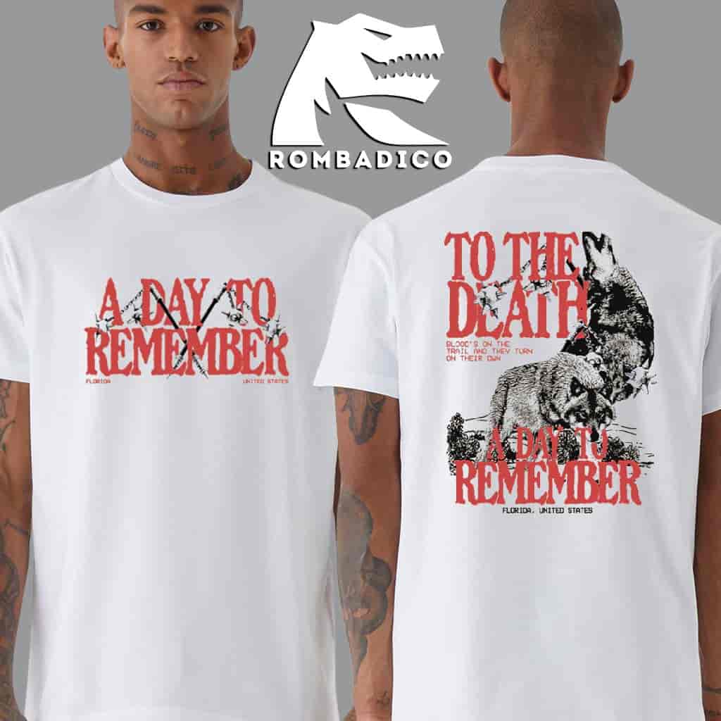 A Day To Remember Winter Collection 2025 To The Death Wolf Unisex T-Shirt Merchandise A Day To Remember Winter Collection 2025 To The Death Wolf Unisex T-Shirt Merchandise