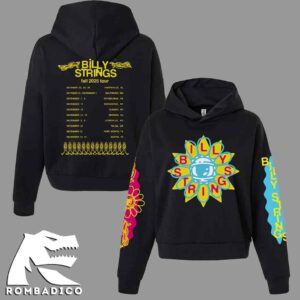 Billy Strings Fall Tour 2025 Merch Seeing Flower Ladies Hoodie With Dates Champagne Rodman Unisex T-Shirt