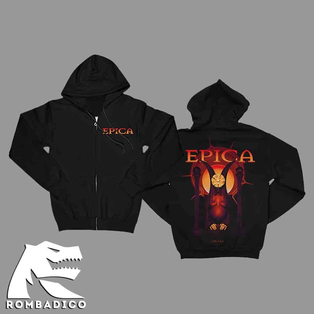 Epica Arcana Merchandise 2026 Pull Over Zip Hoodie Shirt Epica Arcana Merchandise 2026 Pull Over Zip Hoodie Shirt