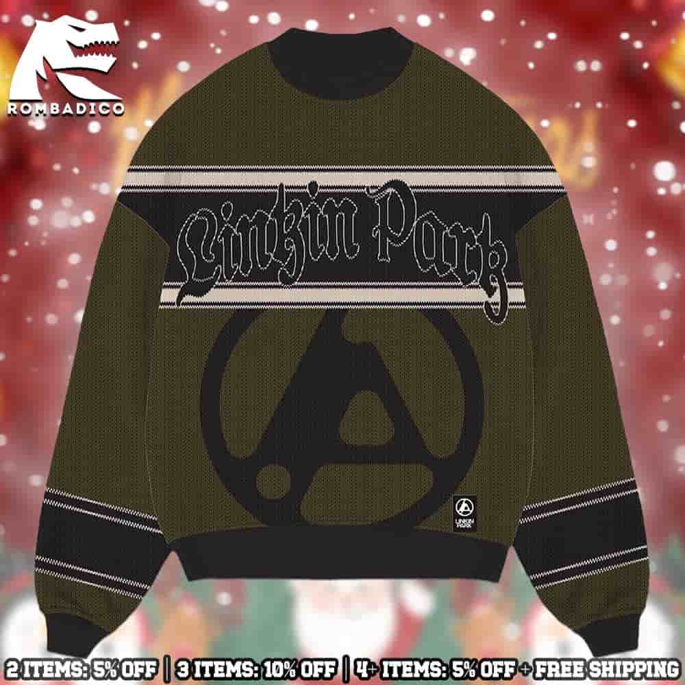 Linkin Park Holiday Sweater Large Logo 2025 Christmas Ugly Sweater Linkin Park Holiday Sweater Large Logo 2025 Christmas Ugly Sweater