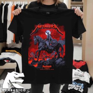 Metallica M72 Auckland 2025 Pop-Up Shop Exclusive Poster By Ken Taylor’s At Eden Park On November 19 Unisex T-Shirt