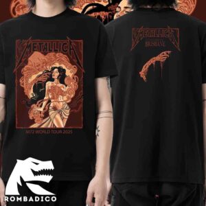 Metallica M72 Brisbane 2025 Exclusive Tee At Suncorp Stadium On November 12 Merchandise Unisex T-Shirt