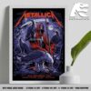 Metallica M72 Sydney Australia 2025 Pop Up Shop Poster By Ken Taylor At Accor Stadium On 15 November 2025 Poster Canvas