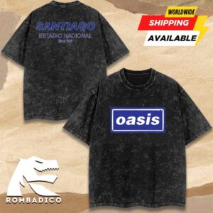 Oasis Santiago Live ’25 Tour Chile 2025 At Stadio Nacional Julio Martinez Pradanos On November 19 Washed T-Shirt