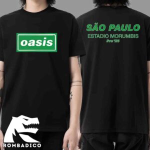 Oasis Sao Paulo Live ’25 Tour Brazil Merch On November 11 2025 At Morumbis Merchandise T-Shirt
