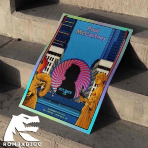 Paul McCartney Got Back Tour 2025 Montreal At Centre Bell On November 17-18 Home Decor Poster Canvas